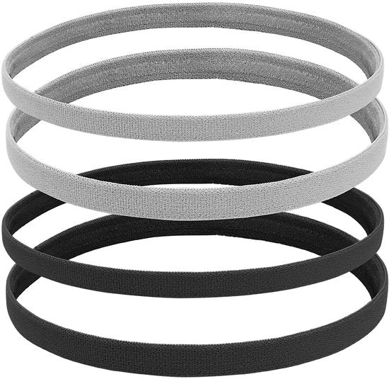 Cintura Elastica Antiscivolo per Attività All'aperto - 4 Pezzi - Ombrello per Capelli - Dimensione 40 cm