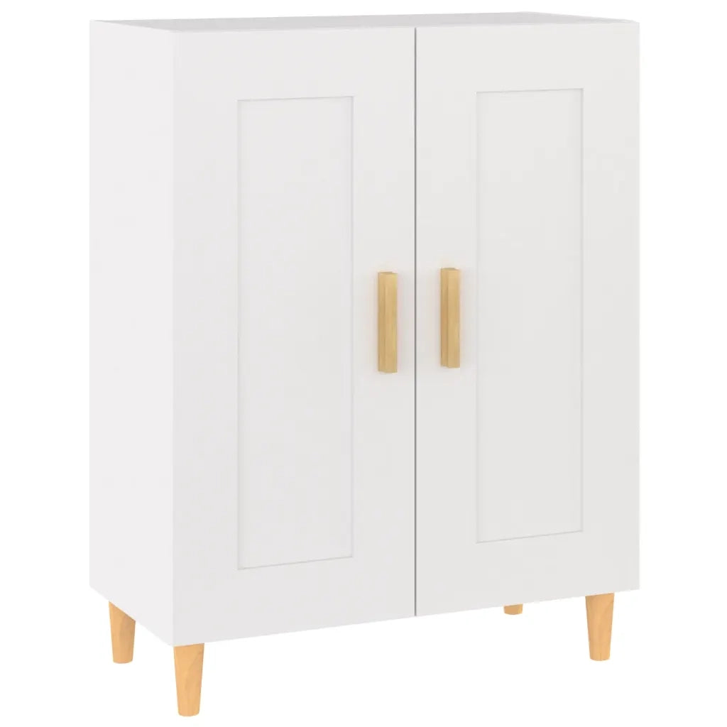 Credenza | Madia | Buffet da pranzo | Armadio da pranzo Bianca 69,5x34x90 cm in Legno Multistrato