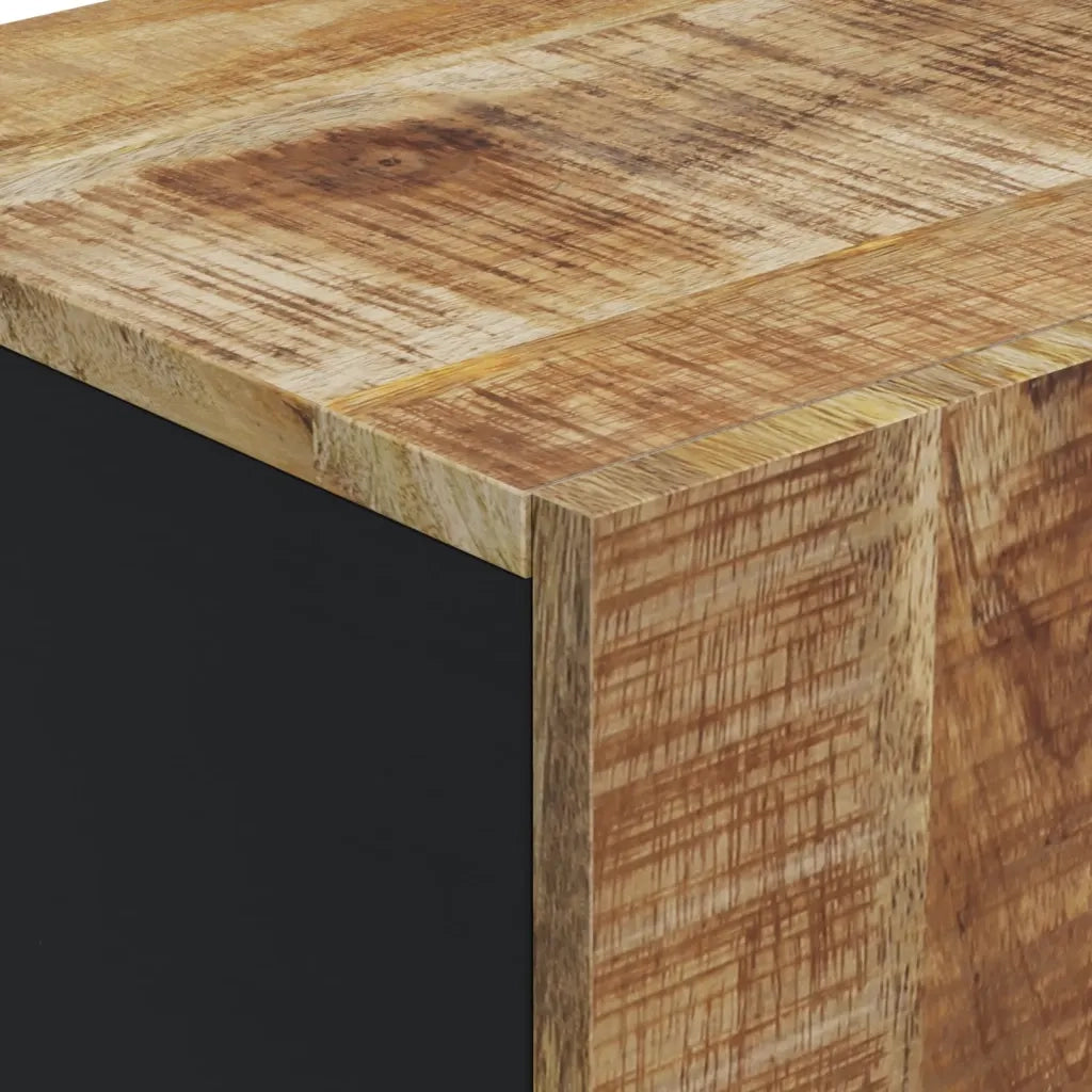 Credenza con Anta-Buffet-Armadio da cucina 40x31x75 cm in Legno Massello di Mango