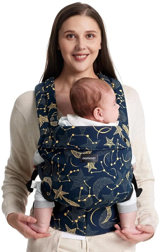 Porta-bambini Ergonomica per Neonati fino a Bambini in Età Prescolare - Leggero e Comodo per 3,2-20 kg con Supporto Lombaro Innovativo