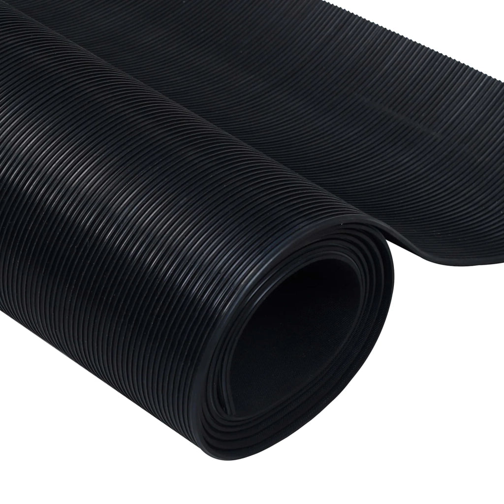Tappeto per pavimento Nero 1 x 2 m Gomma 42046722
