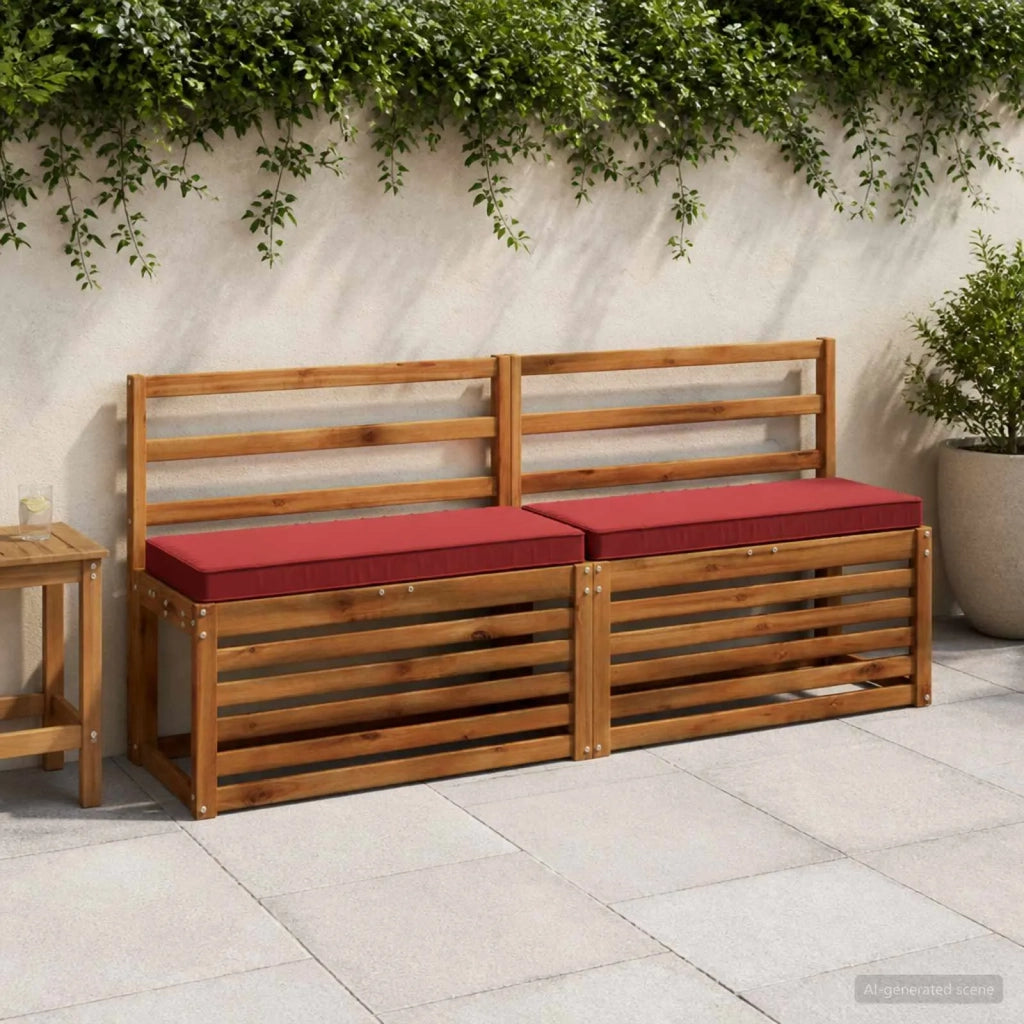 Cuscini per Panchina a 2 Pezzi VUGHT 2 pcs 100% Poliestere 950471