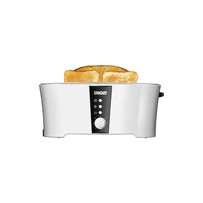 Unold Design Dual 4 fetta/e 1350 W Nero, Bianco