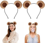 Costume da Halloween per adulti con cappello di birra marrone movibile per il viso femminile