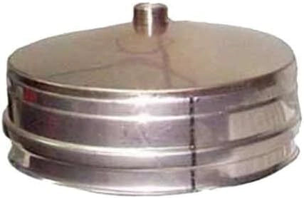 A.L.A. S.P.A. J60750800760 Tappo Scarico Condensa in Acciaio Inox Aisi 316L Finitura Lucida Diametro 25 mm colore Acciaio