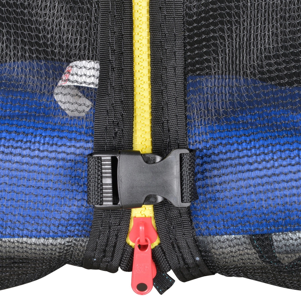 Trampolino Elastico da Giardino ¨C zephmum ¨C Blu e Nero, ?244x240cm