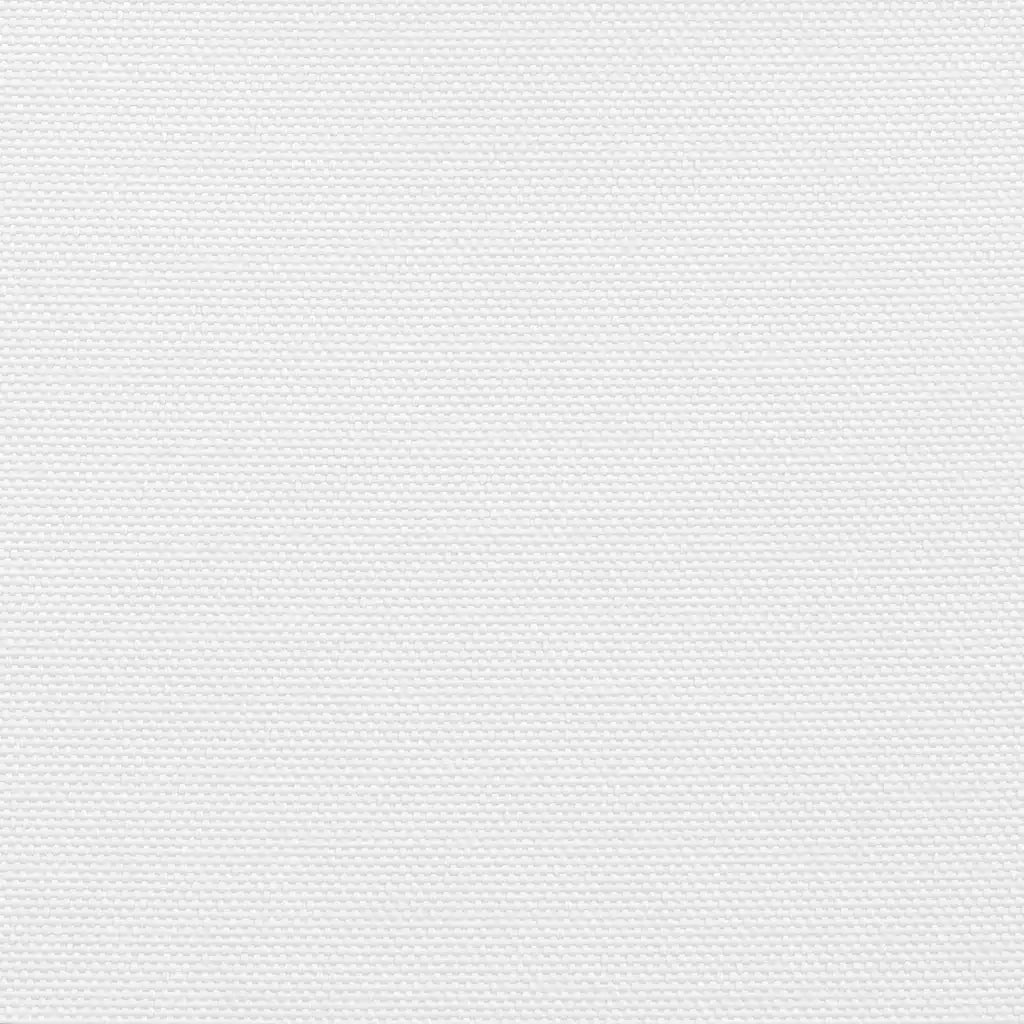 Parasole a Vela in Tessuto Oxford Triangolare 6x6x6 m Bianco 135295