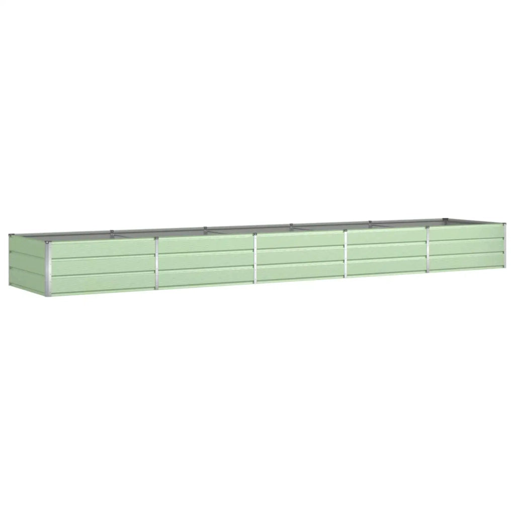 Fioriera | Cassetta per fiori | Vaso Verde Pastello 480 x 100 x 45 cm Acciaio zincato