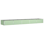 Fioriera | Cassetta per fiori | Vaso Verde Pastello 480 x 100 x 45 cm Acciaio zincato