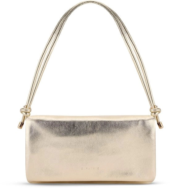 Borsa a Spalla in Oro per Donna - Juliette - Borsa a Mano Stilosa per Matrimoni, Feste e Tempo Libero - 2 in 1 Piccola Borsa a Tracolla - Borsa a Tracolla per Donna - Cinturino Regolabile