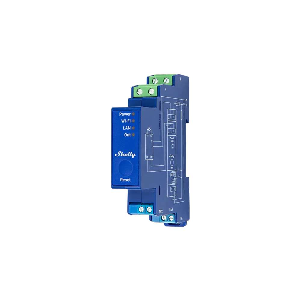Shelly Pro Dimmer 0/1-10V PM - Modulo Dimmer DIN Smart