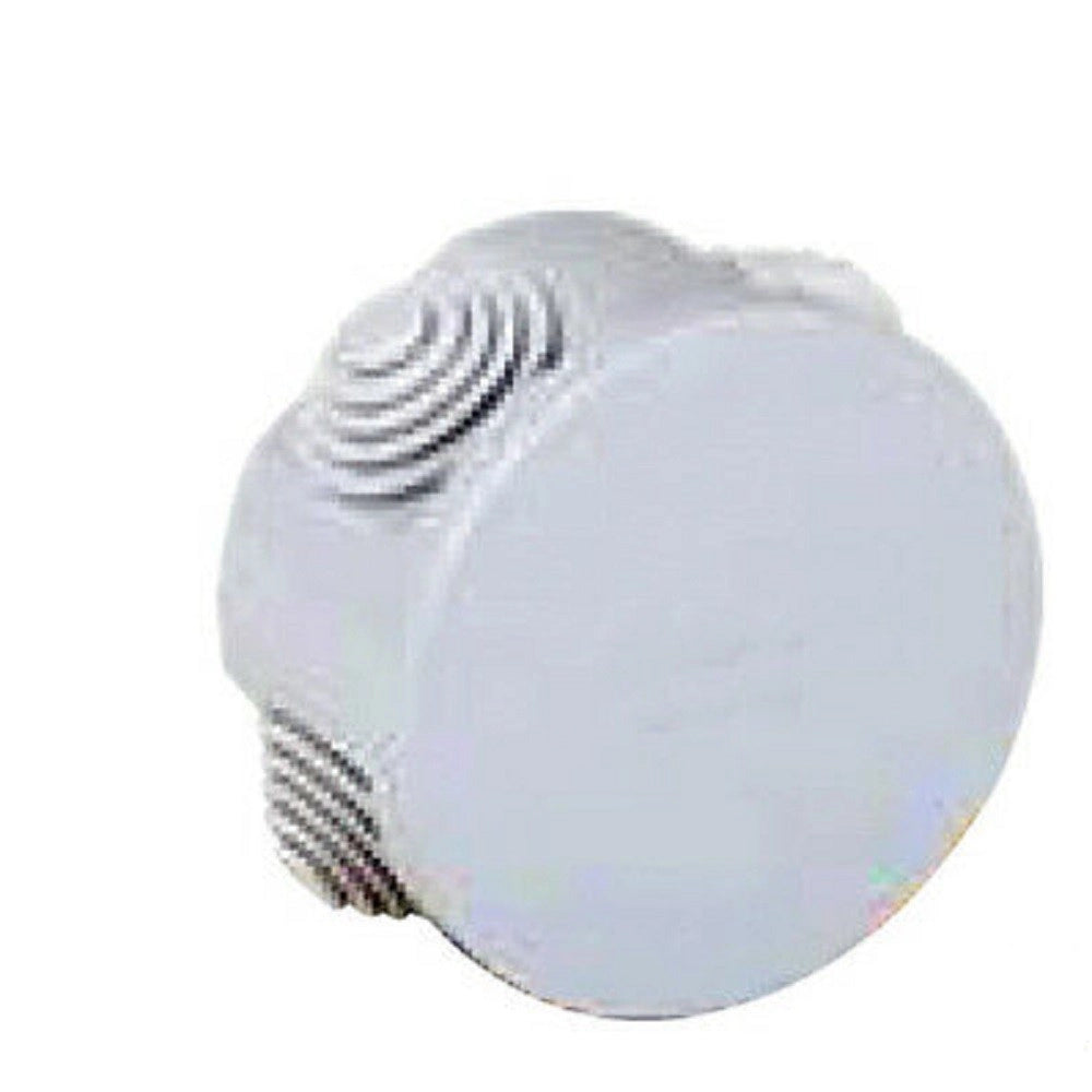 Trade Shop - Scatola Stagna Cassetta Rotonda Coperchio A Pressione 80x40mm Ip44 Con Passacavi -