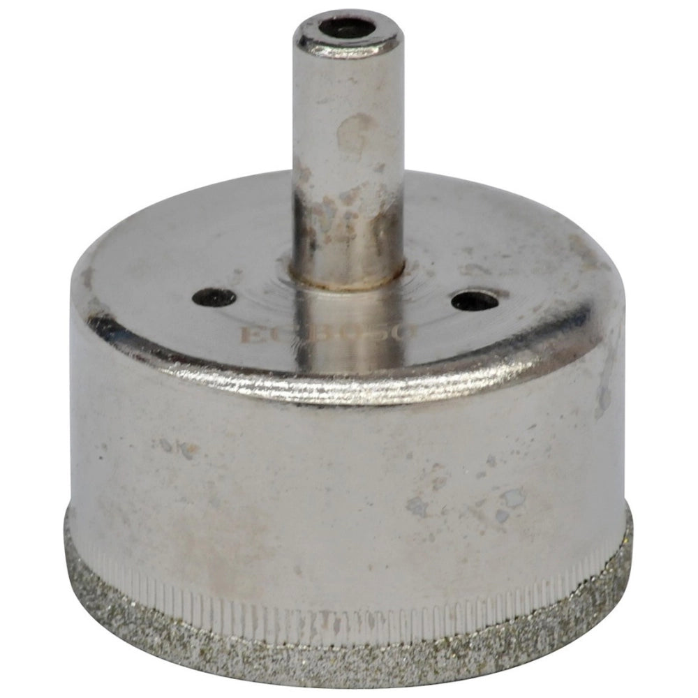 Foretto diamantato ad umido trapano avvitatore attacco a stelo diametro 10mm *** misura 55 mm, confezione 1