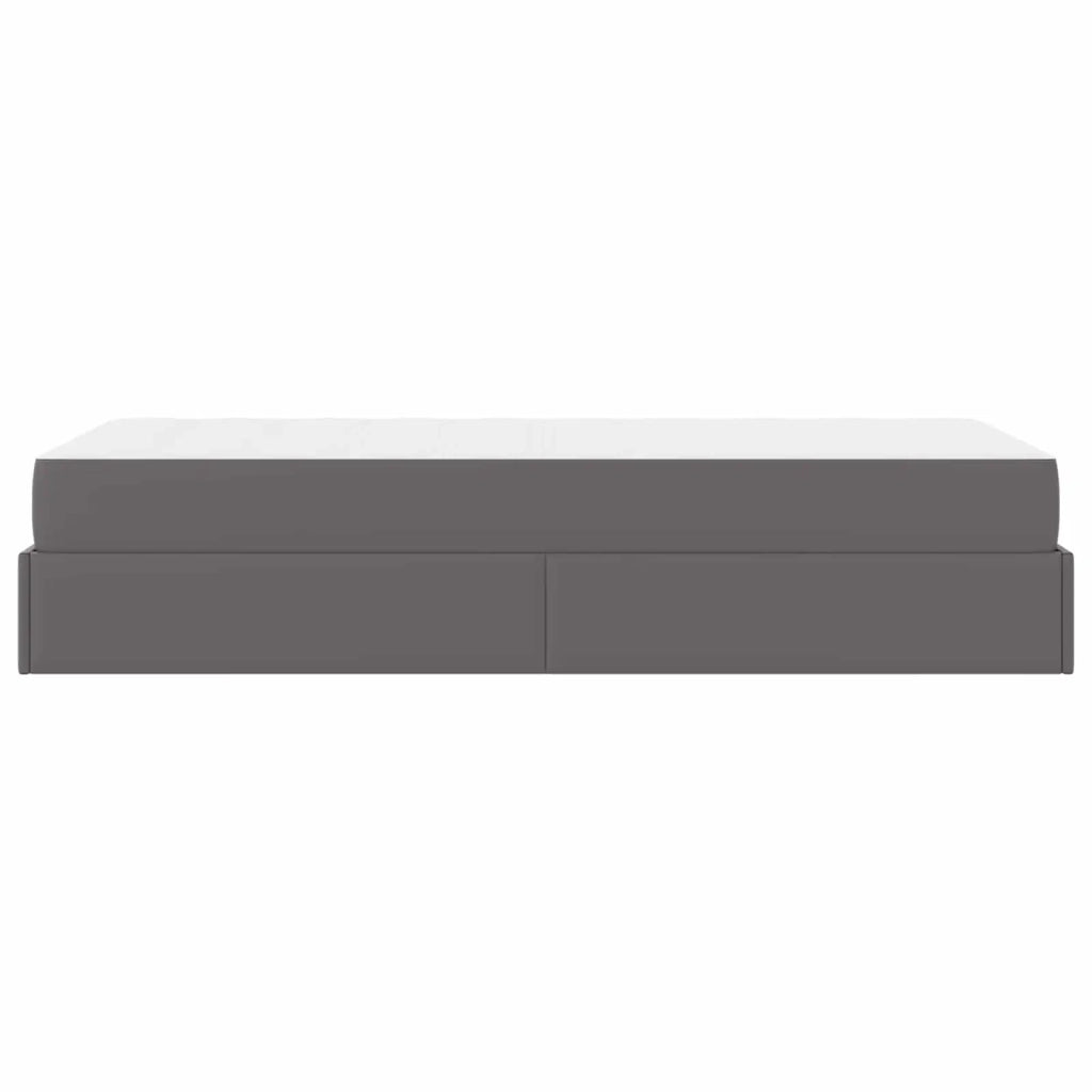 Struttura letto con materasso Altro 2 pcs Grigio PVC 3399407