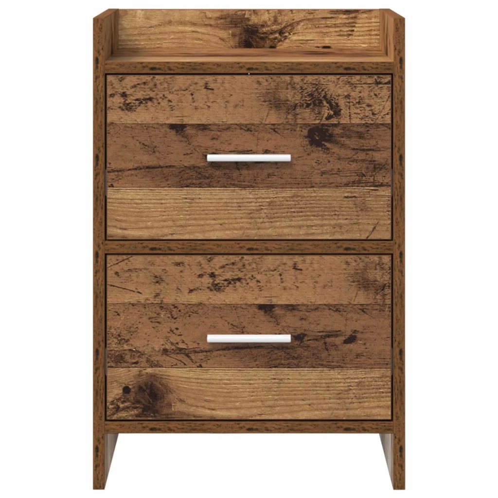 Comodini 2 pz Legno antico 40 x 30 x 60 cm Legno ingegnerizzato 8010976