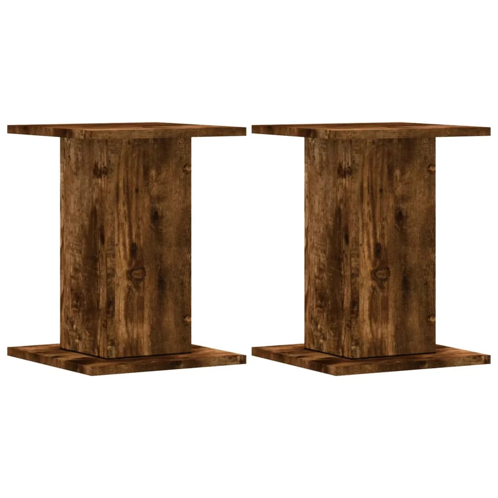 Portavasi mobili per fiori set da 2 legno ingegnerizzato marrone 02_0045312