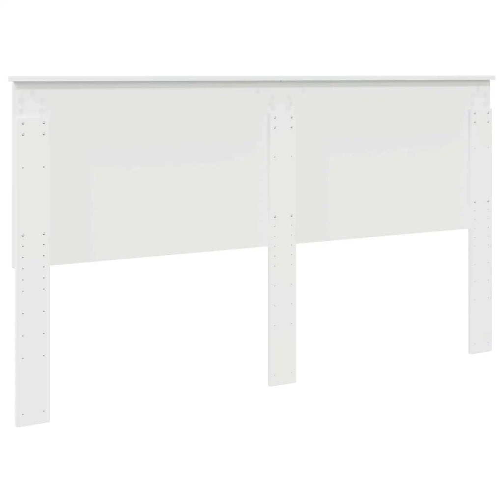 Testiera | Testata con Testiera | Testata Bianco 180 cm Legno multistrato