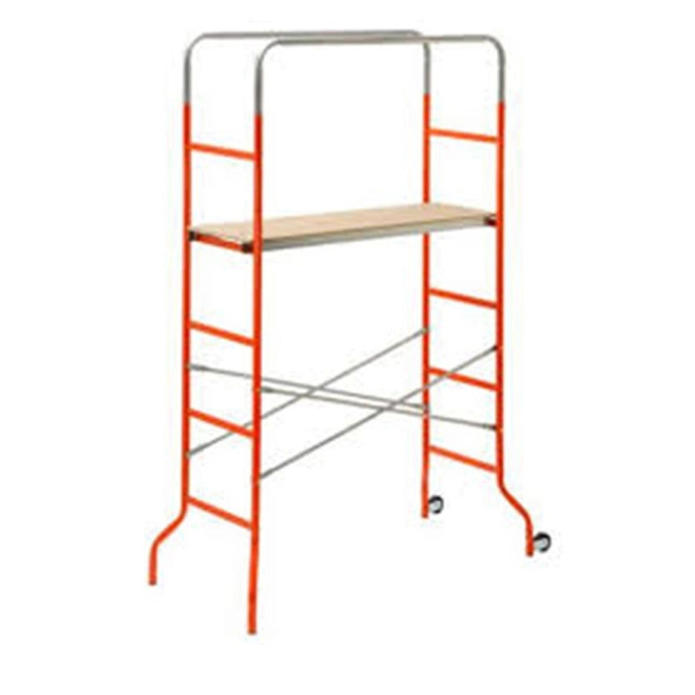 Trade Shop - Trabattello Fai Da Te Medio Con Piano In Legno Altezza Massima 3,78 M Kreo Medio -