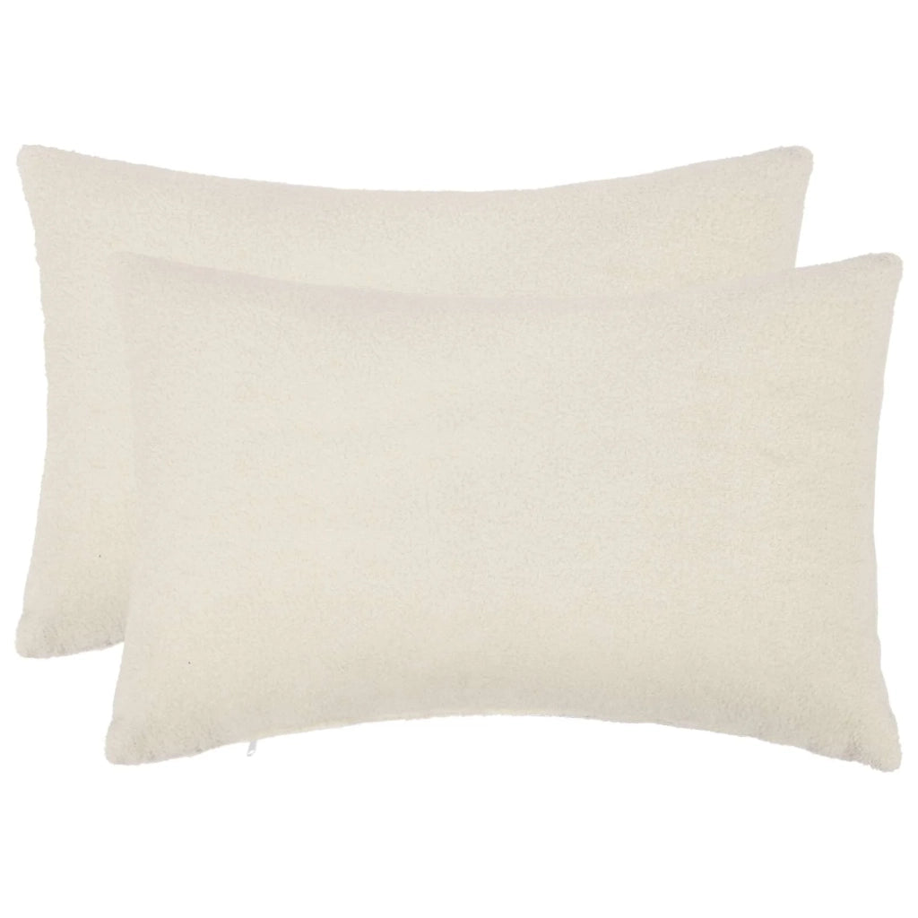 Federa 2 pcs HEERLEN Crema 50 x 75 cm Bouclé 911663