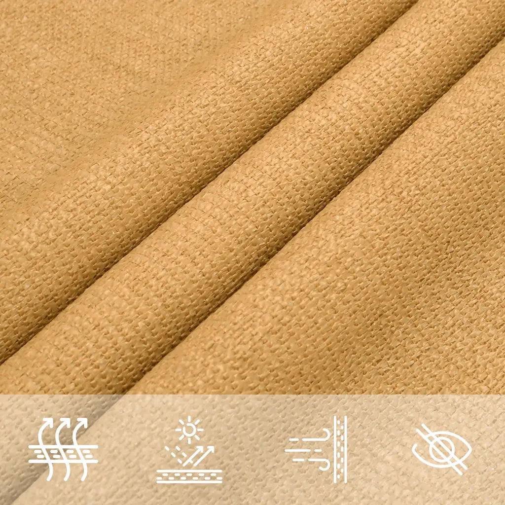Vela Parasole 160 g/m² Rettangolare Sabbia 2,5x3 m in HDPE 4002034