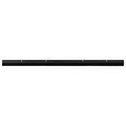 Spazzole per porte a vite 2 pz Nero 100 cm Lega di alluminio CFW6545490
