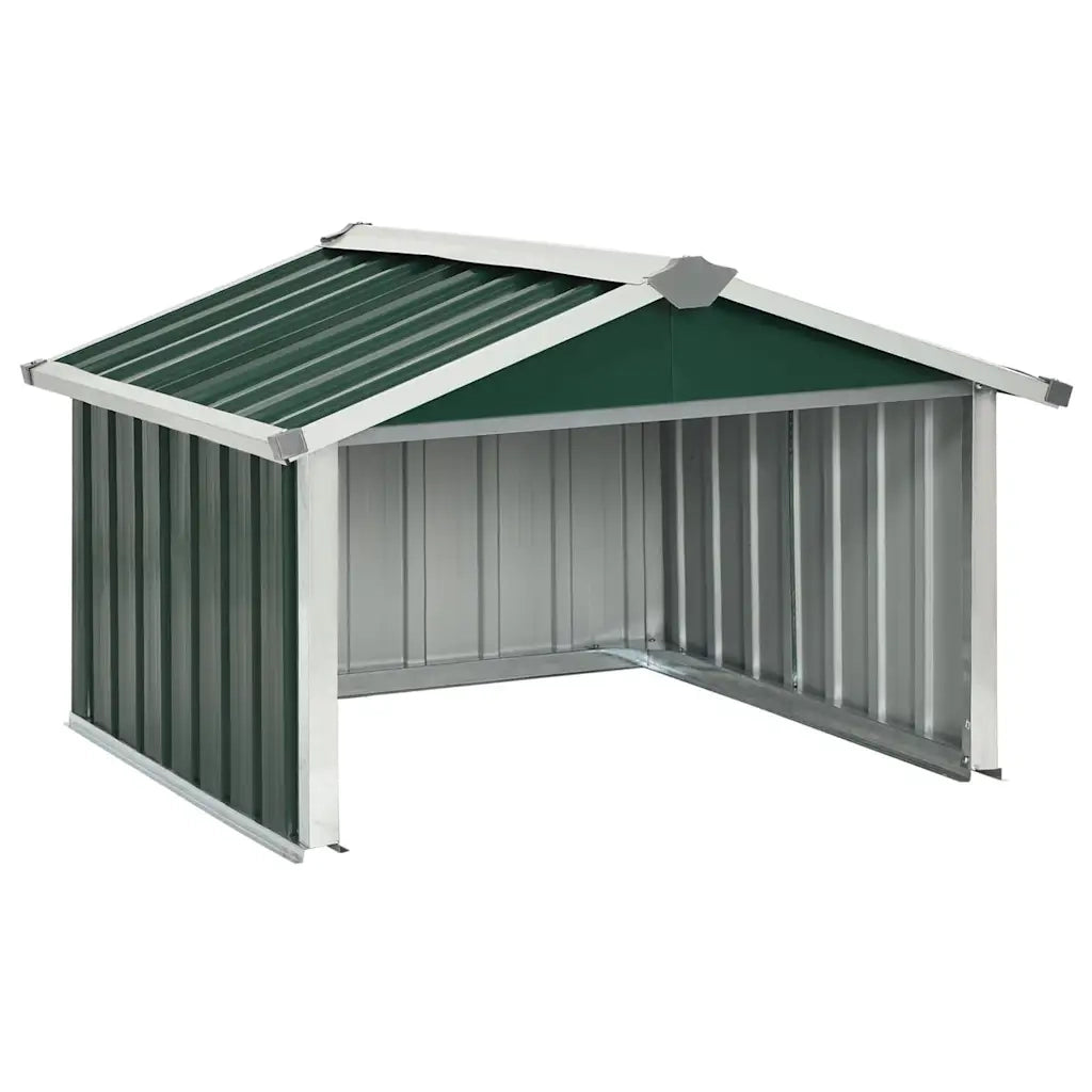 Capanno per Robot Tosaerba 92x97x63 cm Acciaio Zincato Verde 150907