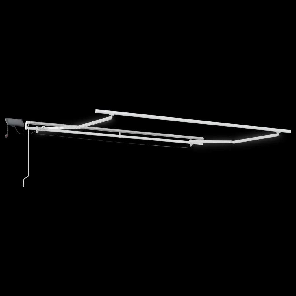 Tenda retrattile Tortora 500 × 300 cm Tessuto e Alluminio 3426326