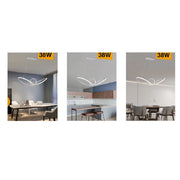 Trade Shop - Lampadario Led Moderno Intrecciato Sospensione 38 W Luce 6500k 3000k 4000k A07-b -