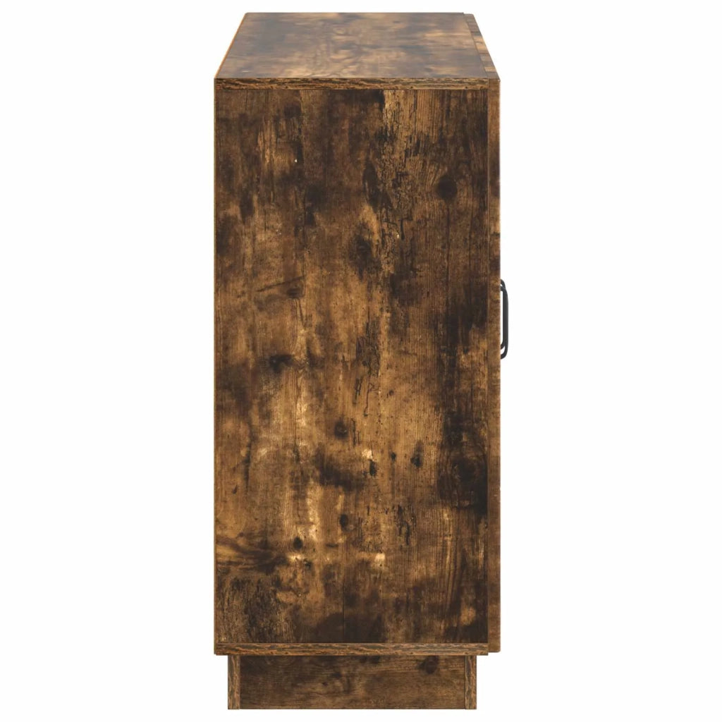 Credenza | Madia | Buffet da pranzo | Armadio da pranzo Rovere Fumo 89 x 34,5 x 77 cm Legno ingegnerizzato