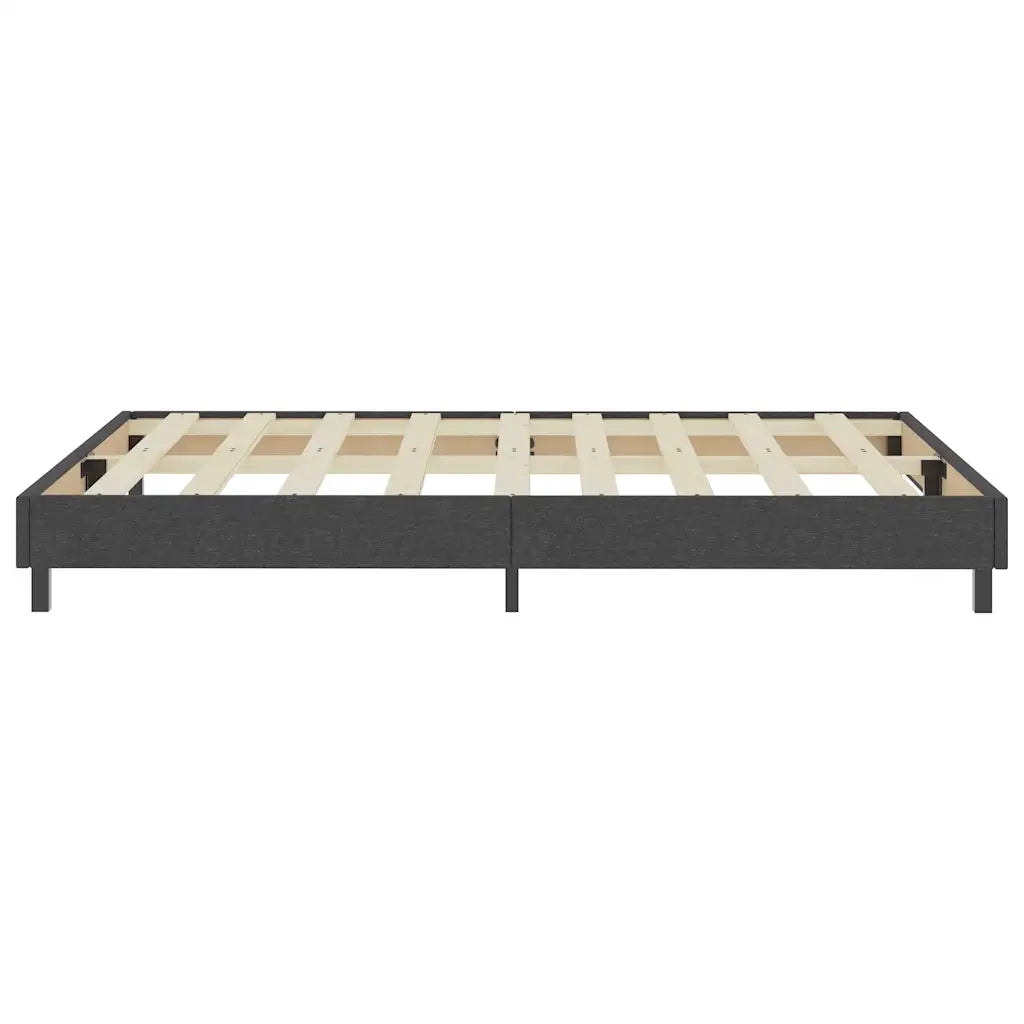 Letto a Molle Grigio in Tessuto 180x200 cm