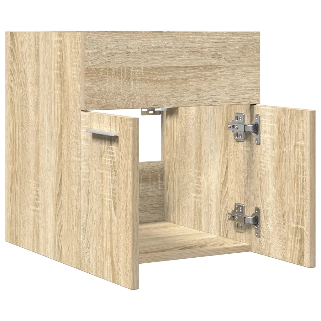 Mobile Lavabo Bagno-Armadietto da bagno Rovere Sonoma 41x38,5x46 cm in Truciolato