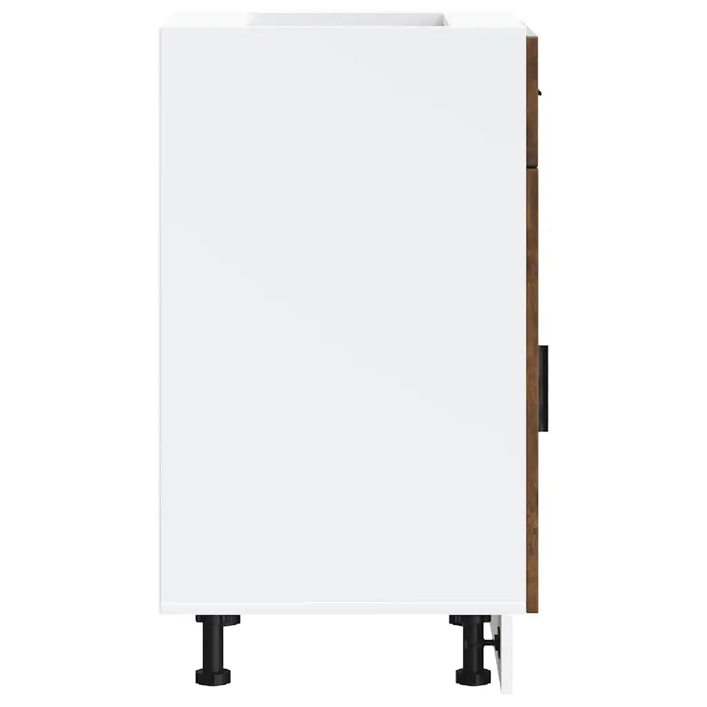 Base da Cucina Porto Rovere Fumo in Legno Multistrato 853962