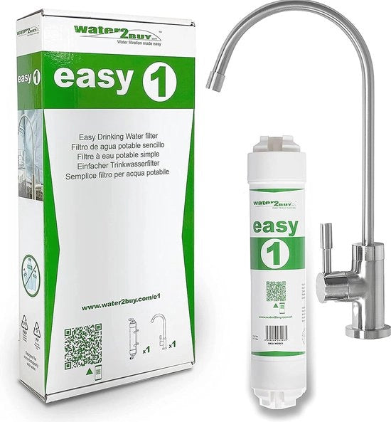 Sistema di distribuzione acqua facile da installare con rubinetto in acciaio inossidabile