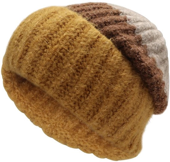 Cappello Slouchy in Pile Densa - Rekbare Misura Unica - Lavabile a Mano con Acqua Fredda - Comfortevole e Caldo