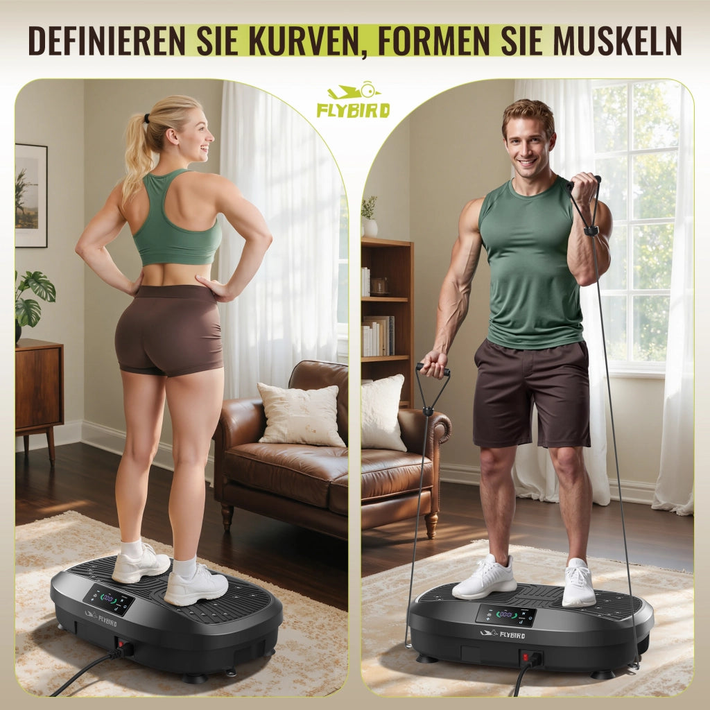 Pedana Vibrante 120 Velocit¨¤ ¨C Xylo ¨C 150kg Capacit¨¤ Allenamento Corpo