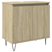 Mobile da Bagno | Armadio da bagno Rovere Sonoma 58x33x60 cm in Legno Multistrato