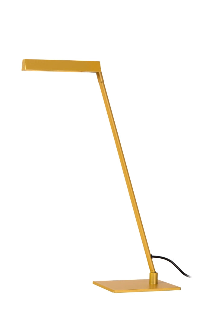 Lampada da scrivania moderna gialla LED dimmer Lucide