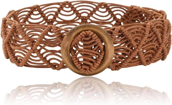 Tailleriem Rotan Gevlocht per Donna - 6cm*110cm