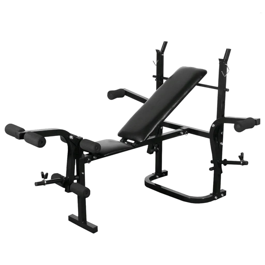 Panca Multifunzione con Bilanciere e Set di Manubri 30,5 kg CFW2236026
