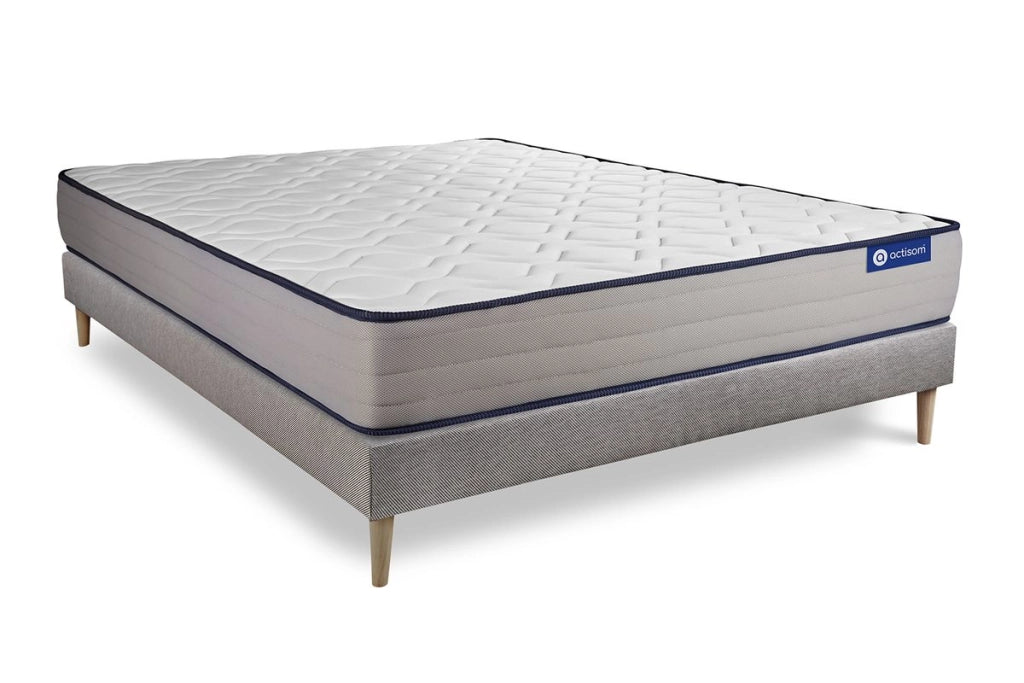 Kit rete e materasso matrimoniale Actiflex form 200x200cm - Spessore : 22cm - Molle insacchettate e memory foam - rigido