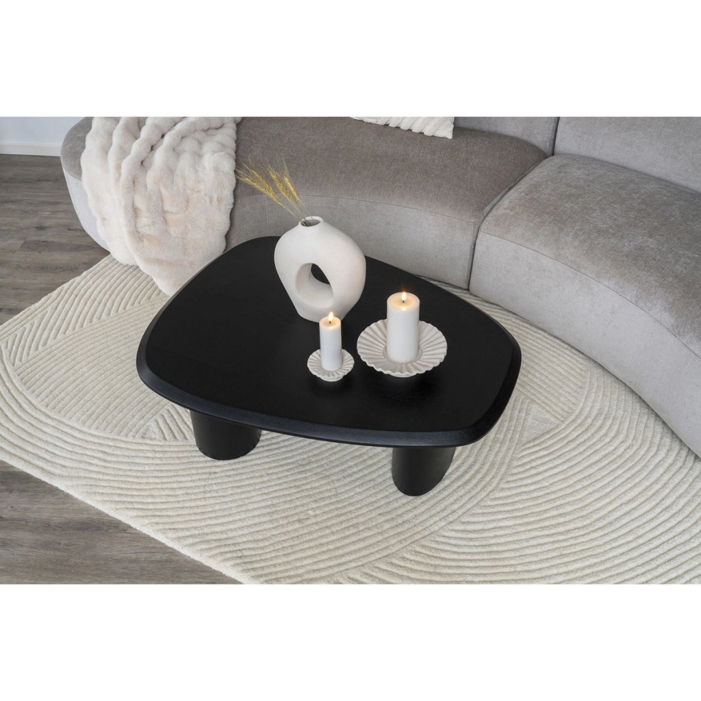 Tappeto Rettangolare Pune, Bianco, Poliestere, 160x230x1 cm