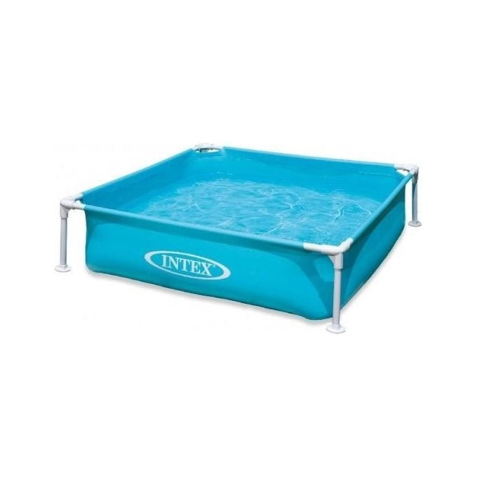 Intex Piscina Smontabile Mini Frame 122x122x30 cm Azzurra PVC 342 litri