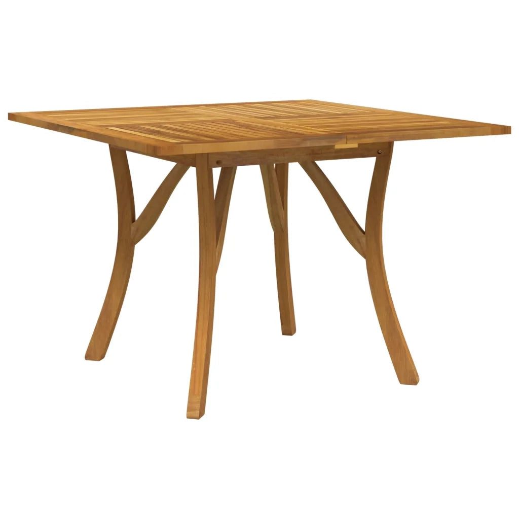 Tavolo da Giardino 110x110x75 cm Legno Massello di Acacia 363305