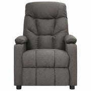 Divano Sedia-Poltrona Reclinabile in Tessuto Grigio Scuro 376274