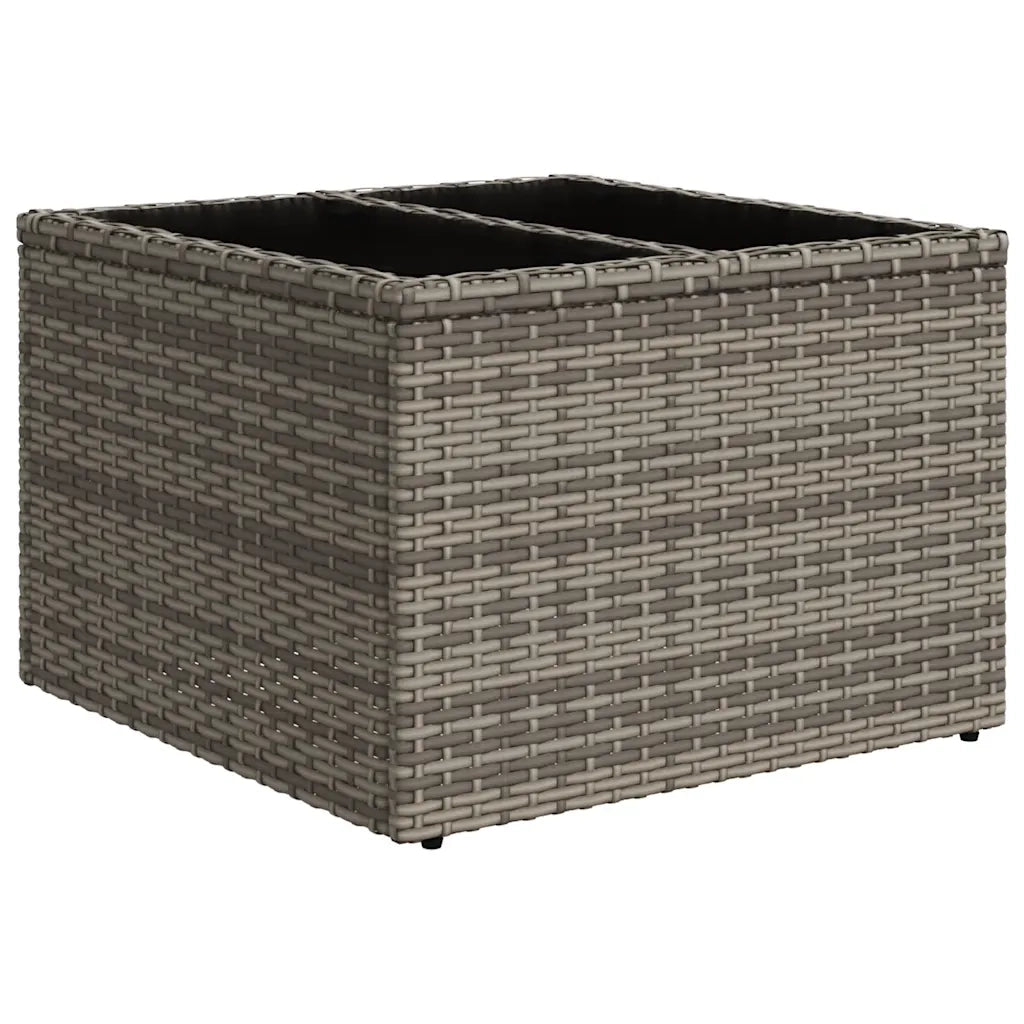 Set Divani da Giardino 6 pz con Cuscini Grigio in Polyrattan 3221380