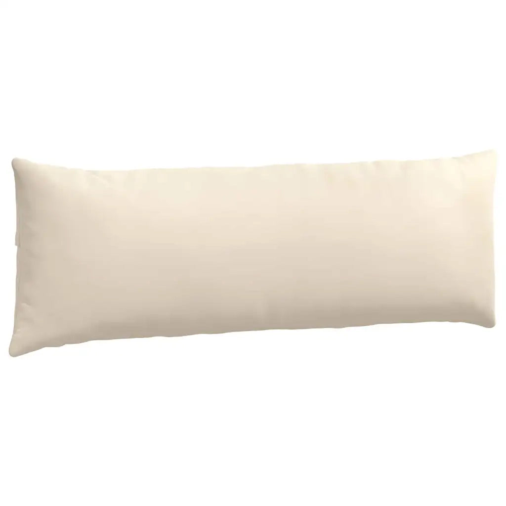 Cuscini da Divano 2 pz | Cuscini per sedie Beige 120 x 40 cm Tessuto