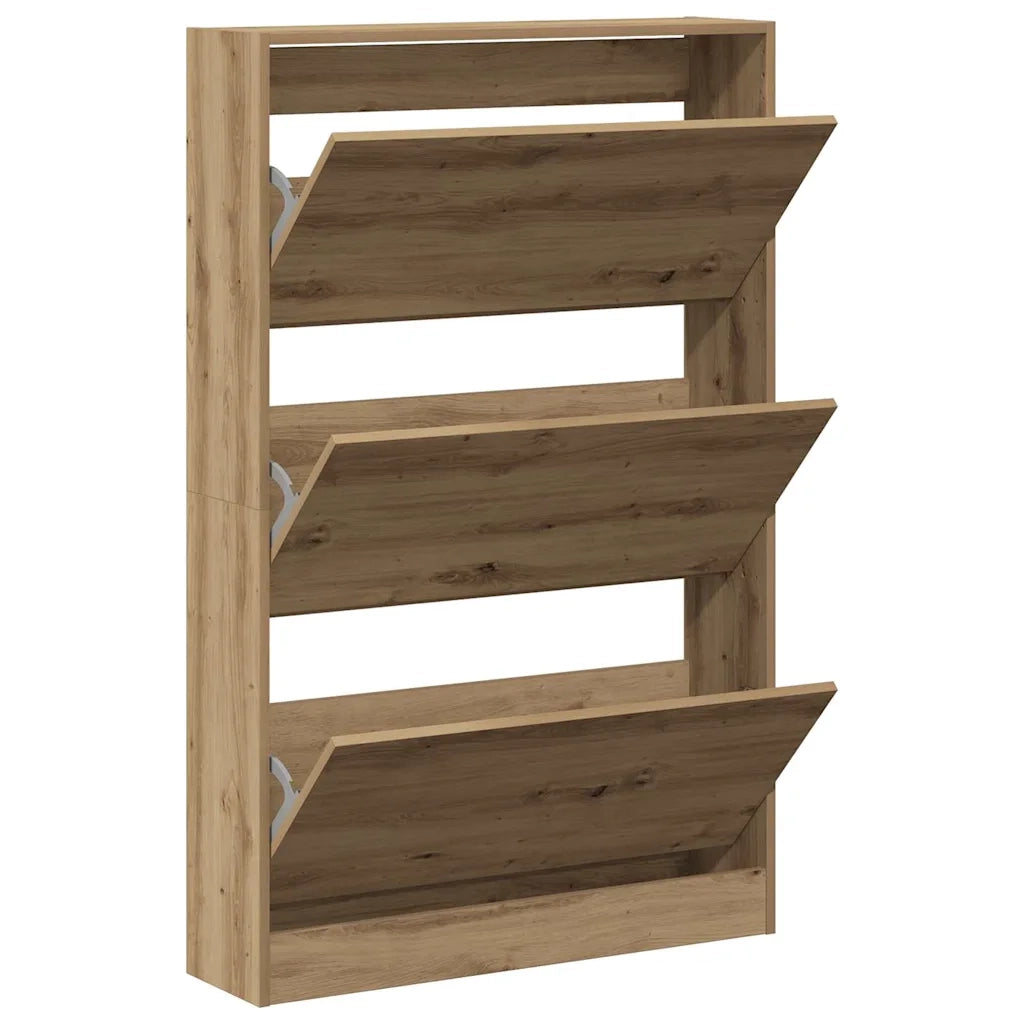Mobile per scarpe Rovere artigianale 80 x 21 x 125,5 cm 869103