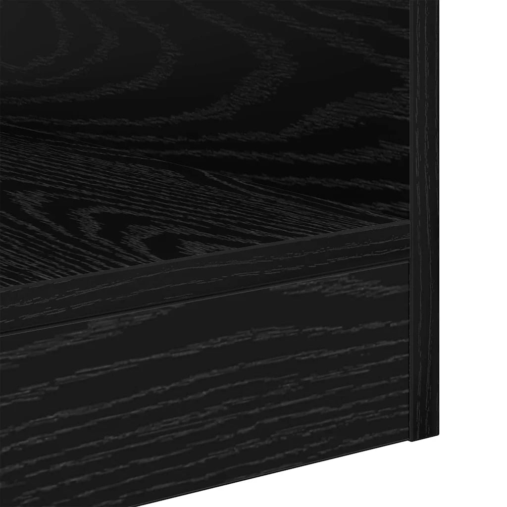 Tavolino 2 pcs Rovere Nero 40,5 x 40 x 45 cm Legno multistrato 890915
