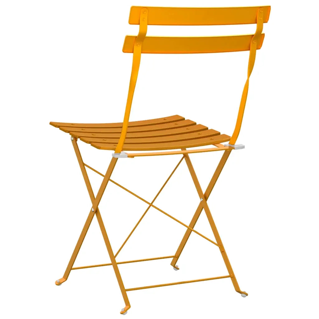 Sedia Pieghevole da Giardino 2 pcs Senape 42 x 46 x 82cm 42002957