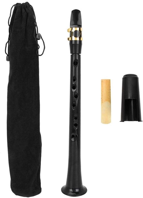 Mini Saxofono Portatile - Saxofono in Plastica - Buona Qualità Acustica - Adatto per Bambini - Creatività Musicale - Strumento Fatto a Mano